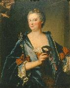 Portrait of Marie-Madeleine Mazade Hyacinthe Rigaud